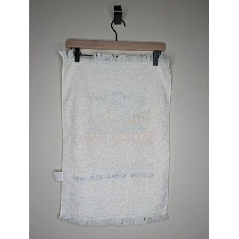 Vintage New Orleans Seafood Gumbo Recipe Kitchen Hand‎ Dish Towel Cooking 1989
